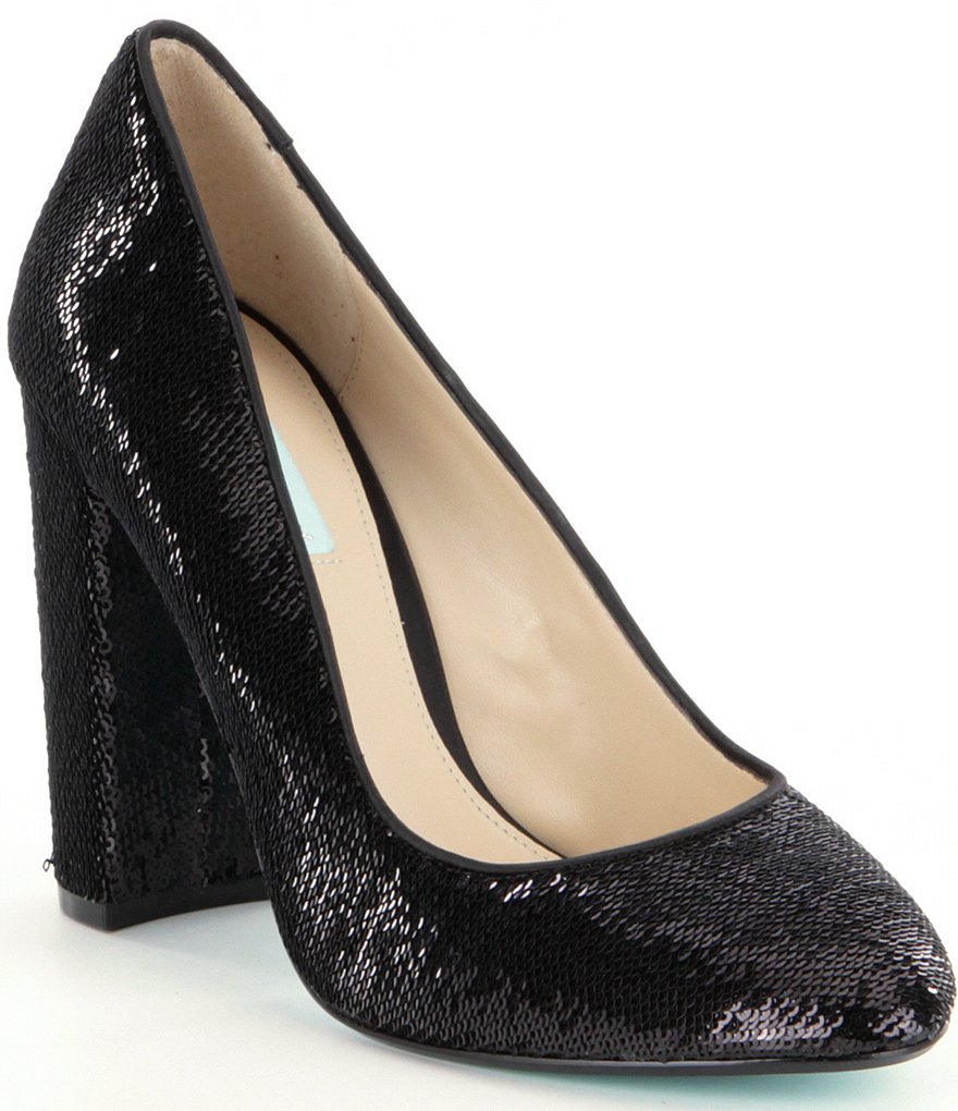 Blue by Betsey Johnson Lou Sequin Pumps