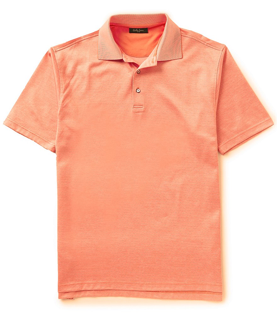 Bobby Jones Golf Pinwheel Printed Knit Jacquard Short-Sleeve Polo Shirt