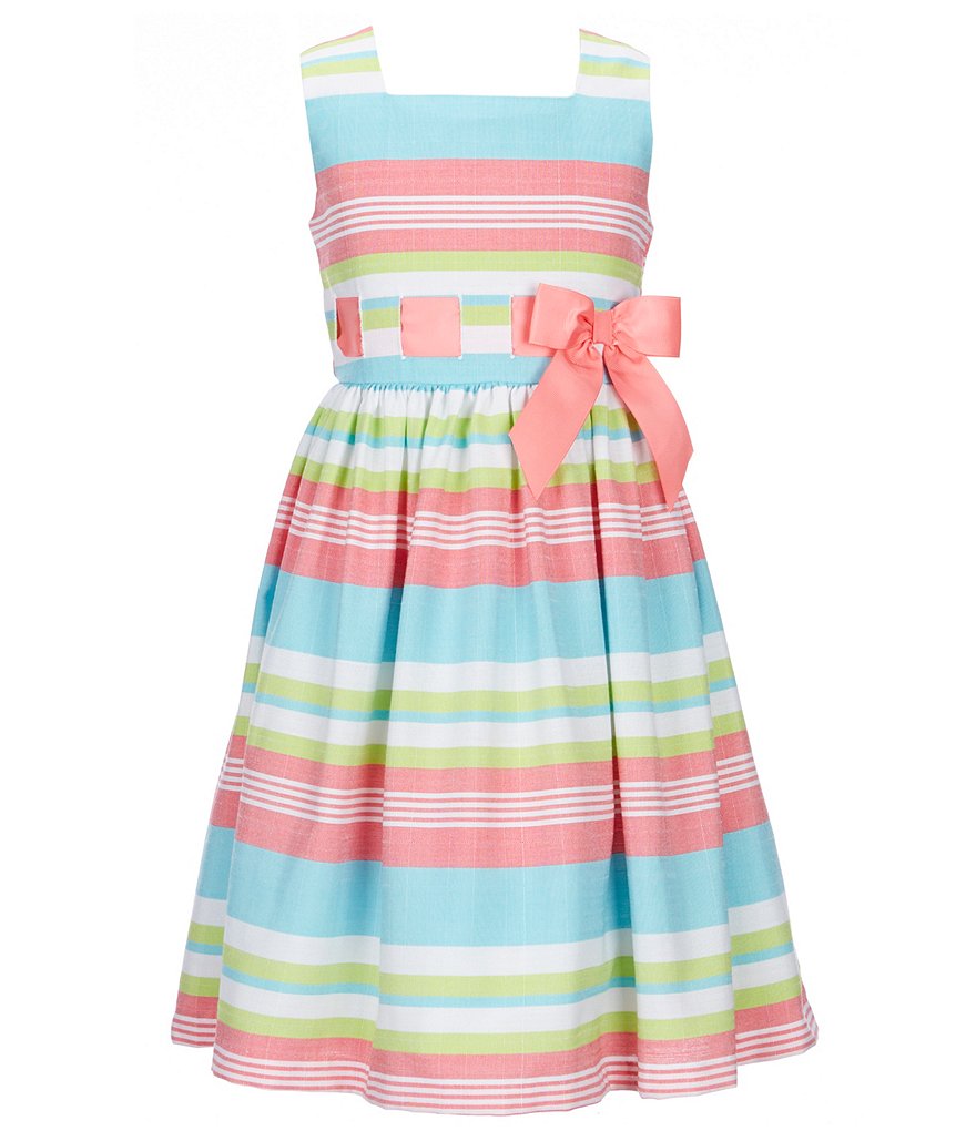 Bonnie Jean Big Girls 7-16 Striped A-Line Dress