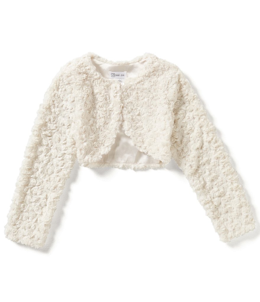 Bonnie Jean Little Girls 2T-6X Faux-Fur Cropped Jacket