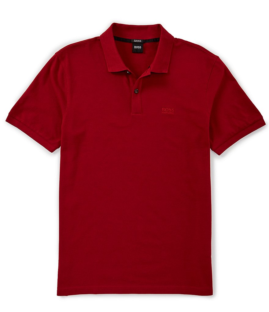 BOSS Hugo Boss Pallas Pique Regular Short-Sleeve Polo Shirt