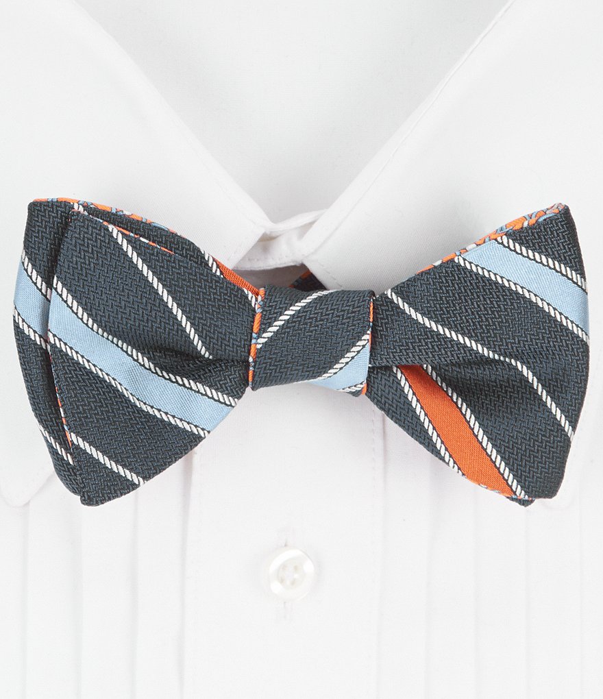 Brooks Brothers Rope Stripe with Links Reversible Silk Tie