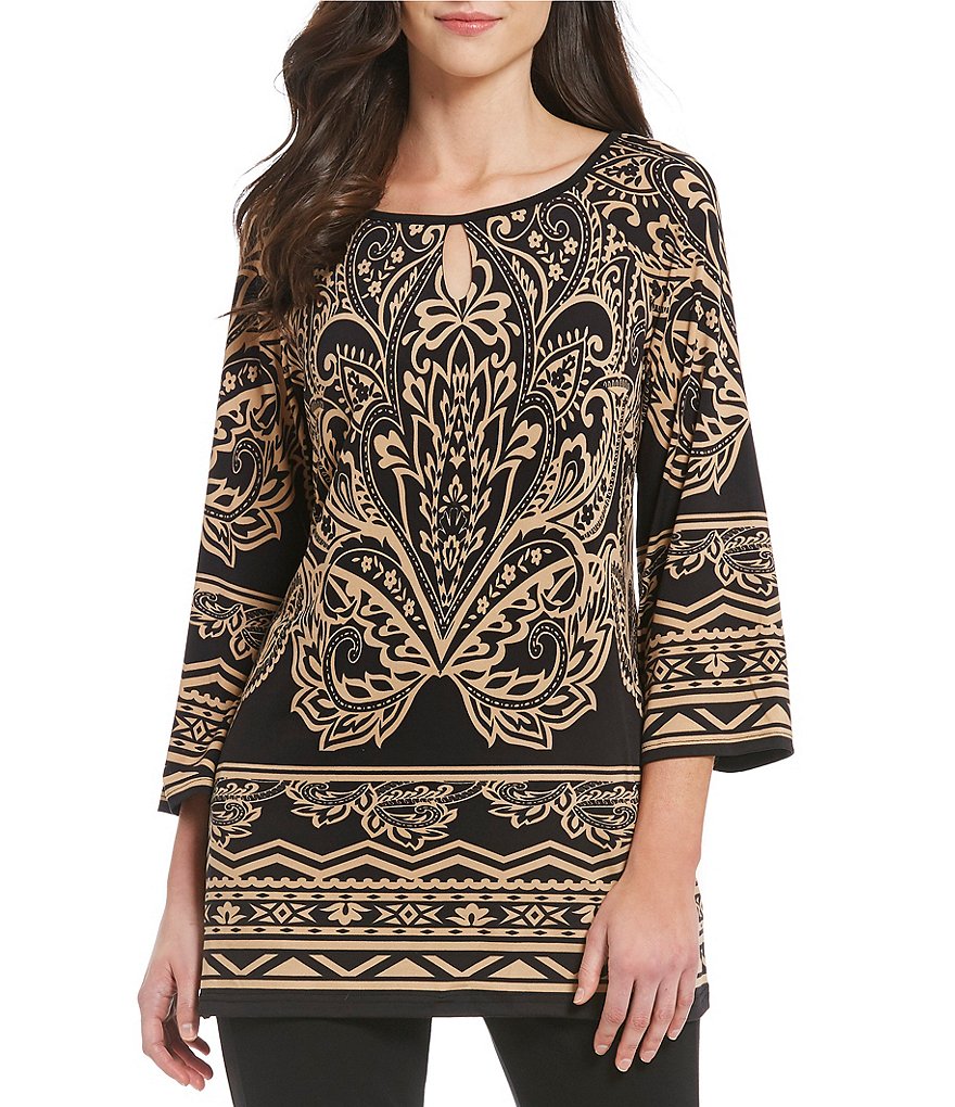 Calessa Henna Tunic Top
