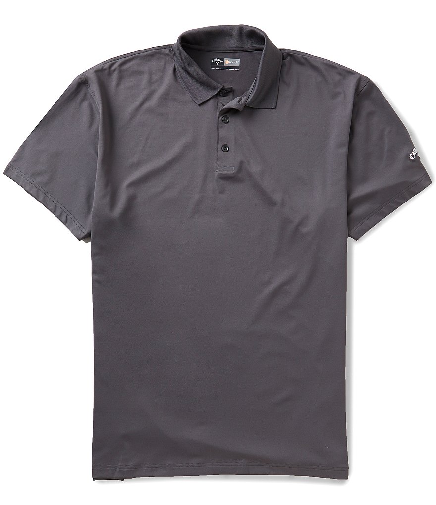 Callaway Big & Tall Short-Sleeve Opti-Dri Solid Performance Polo Shirt