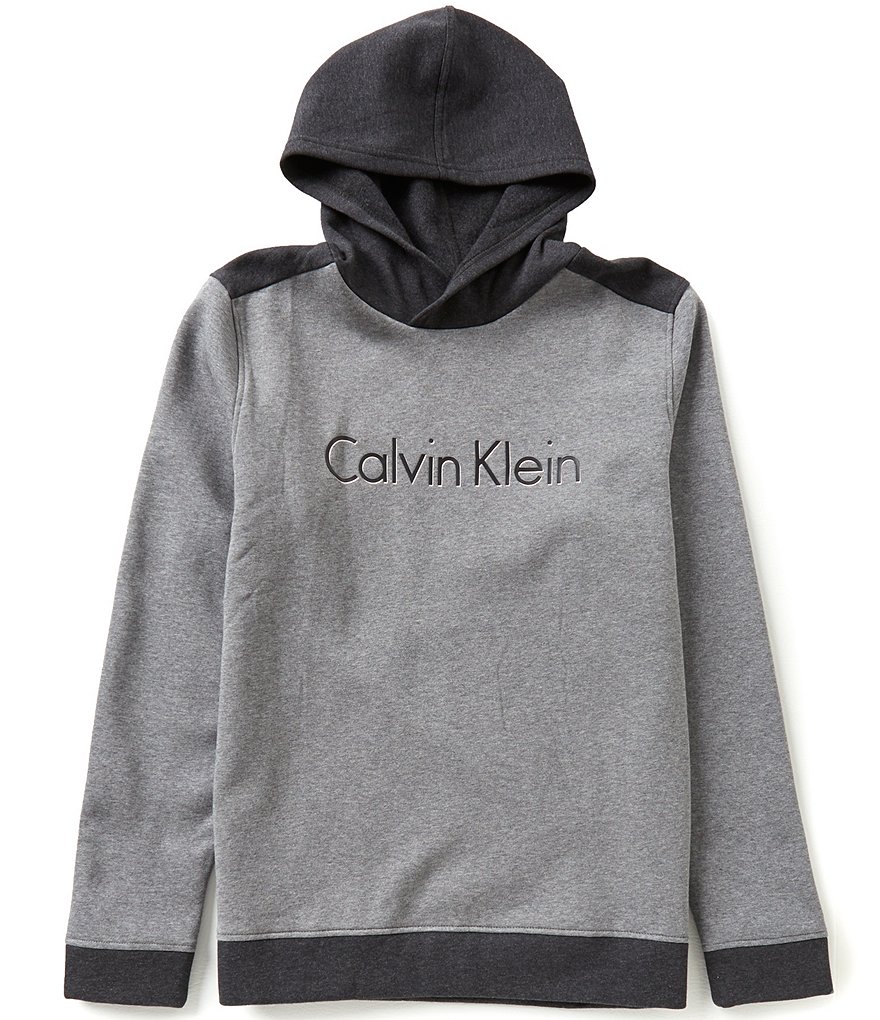 Calvin Klein Laser Cut Color Block Hoodie