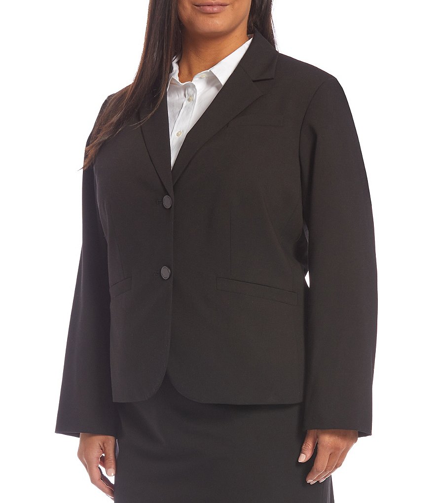 Calvin Klein Plus 2-Button Suit Jacket