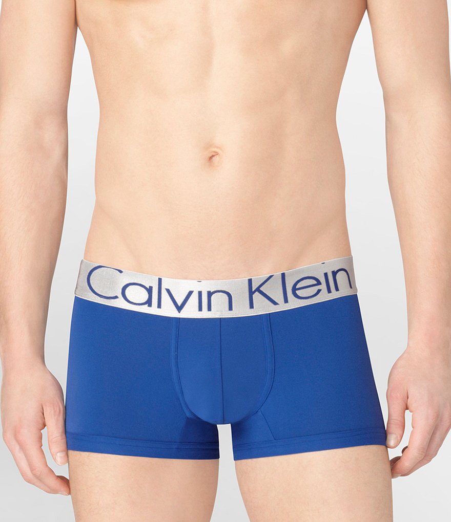 Calvin Klein Steel Fit Microfiber Low-Rise Trunks