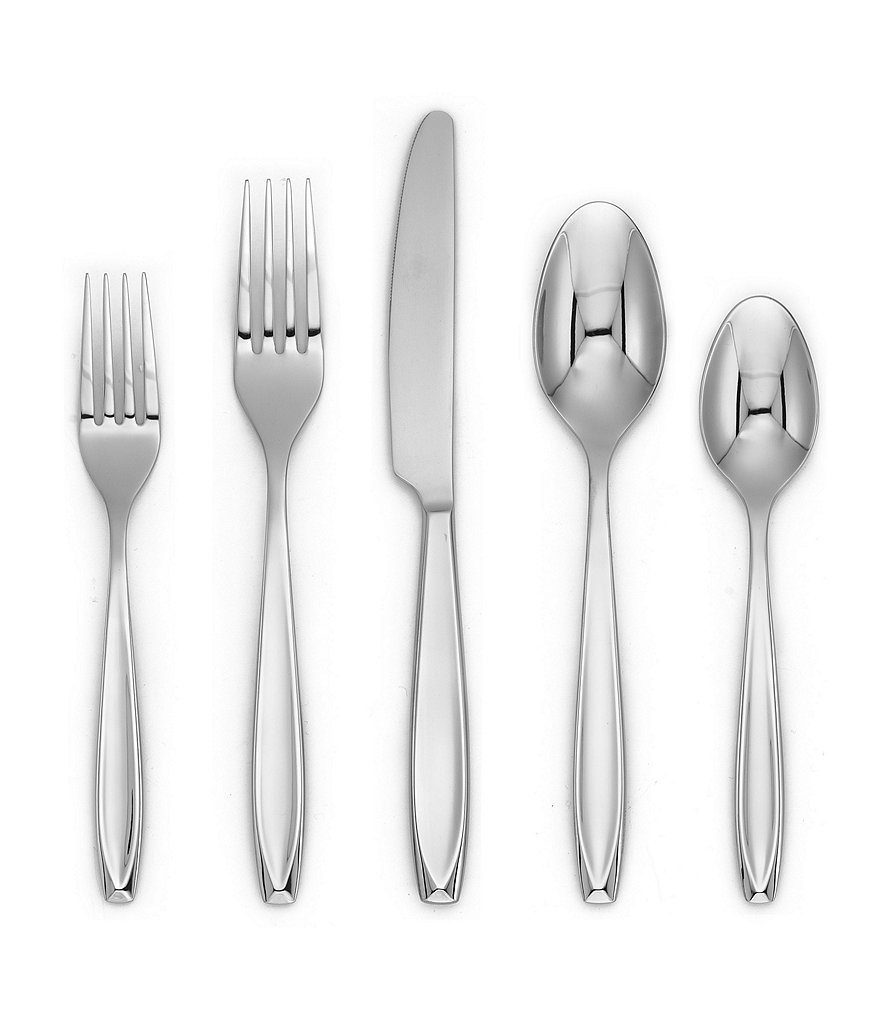 Cambridge Silversmiths Seine 20-Piece Stainless Steel Flatware Set