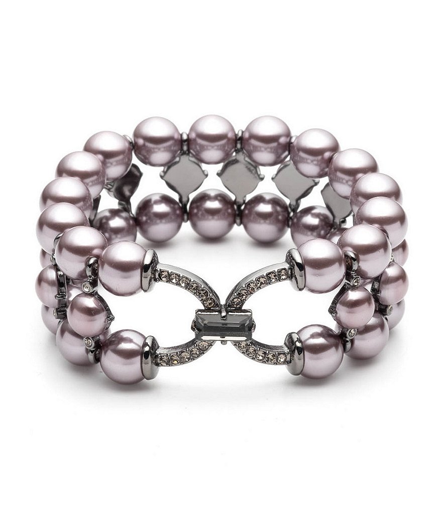 Carolee Three Row Stretch Bracelet