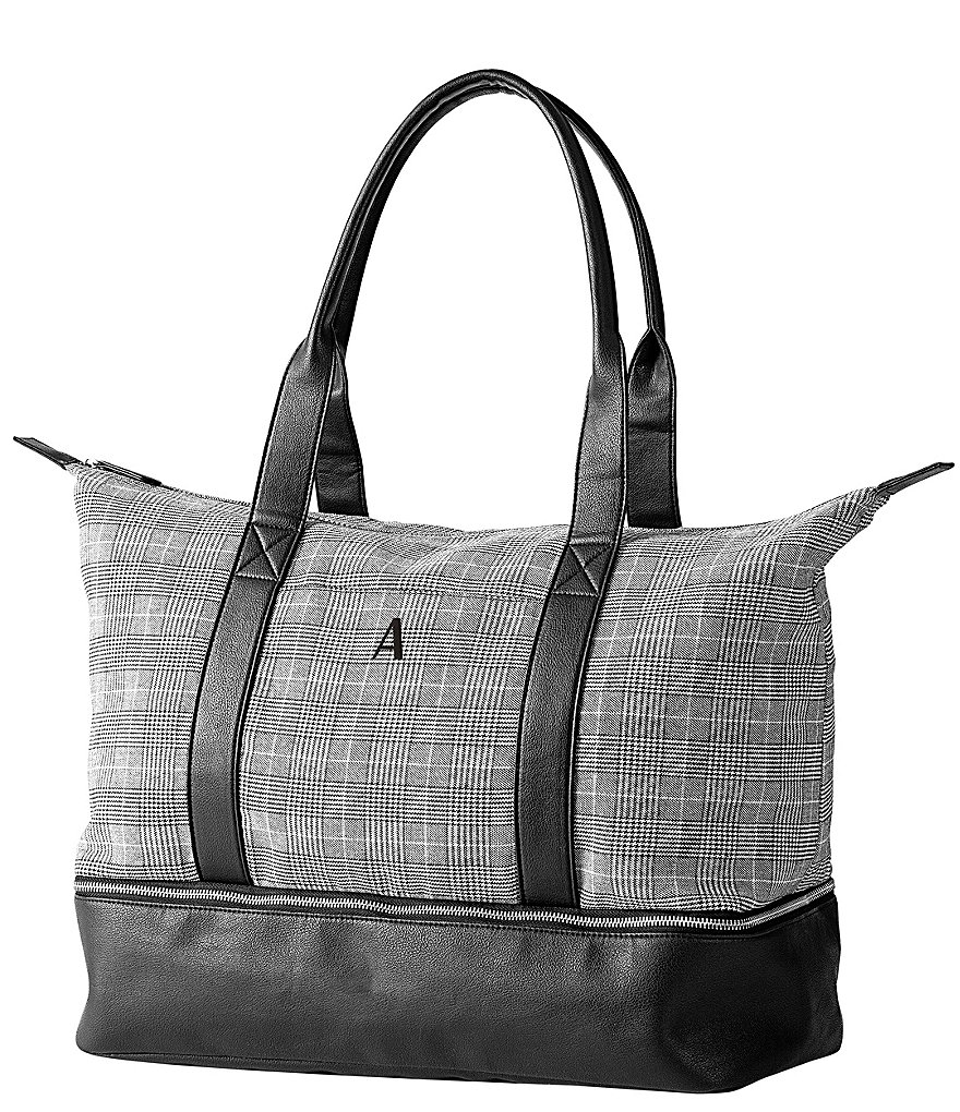 Cathy's Concepts Personalized Glen Plaid Luggage Tote