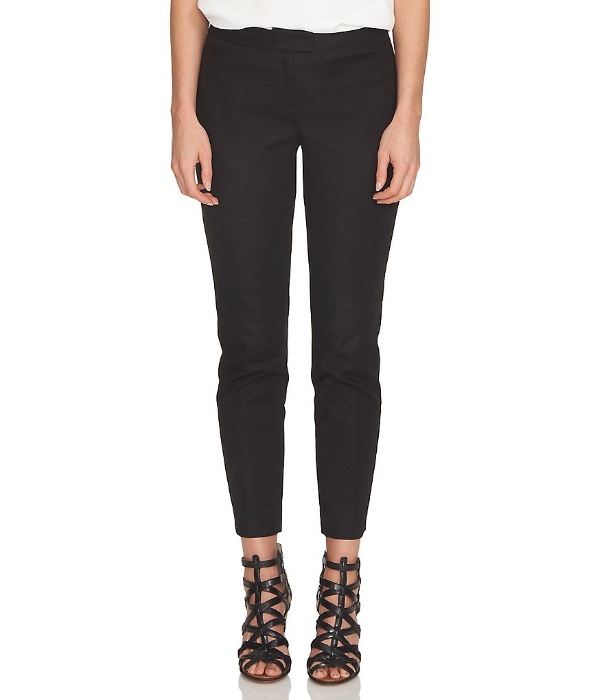 CeCe Double Weave Slim Pants