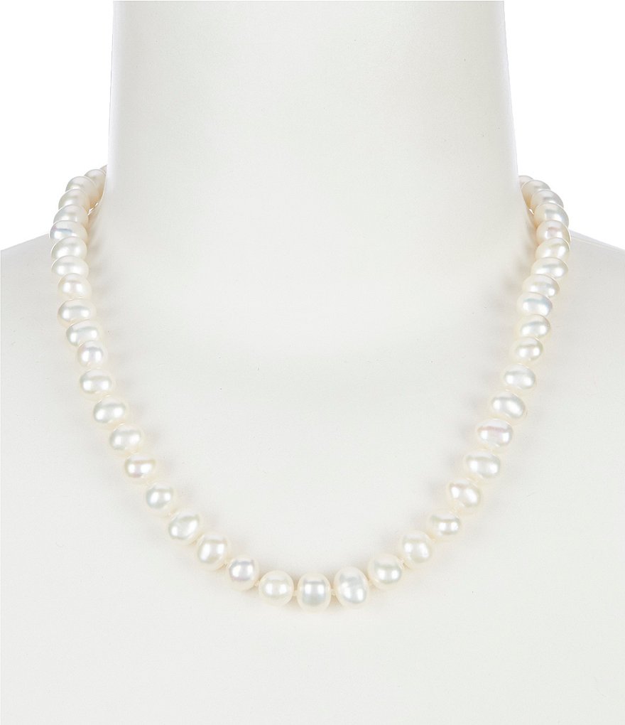 Cezanne 8mm Fresh Water Pearl Collar Necklace