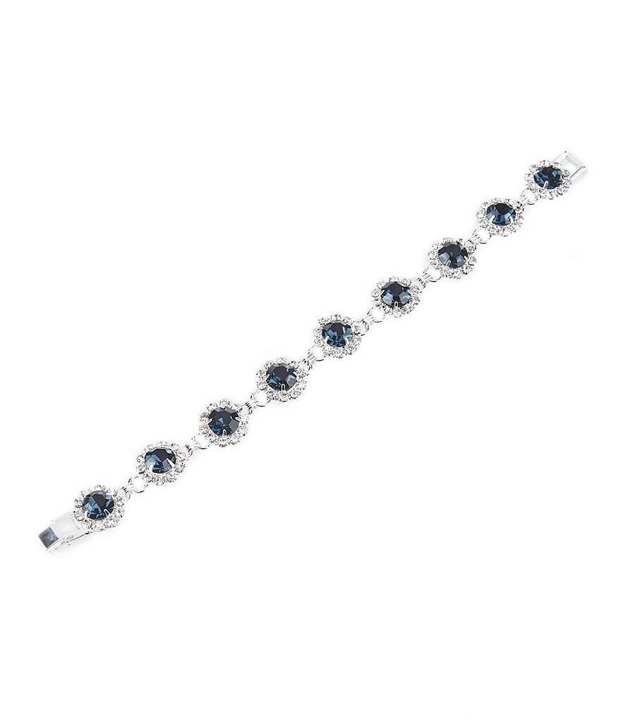 Cezanne Rhinestone Daisy Line Bracelet