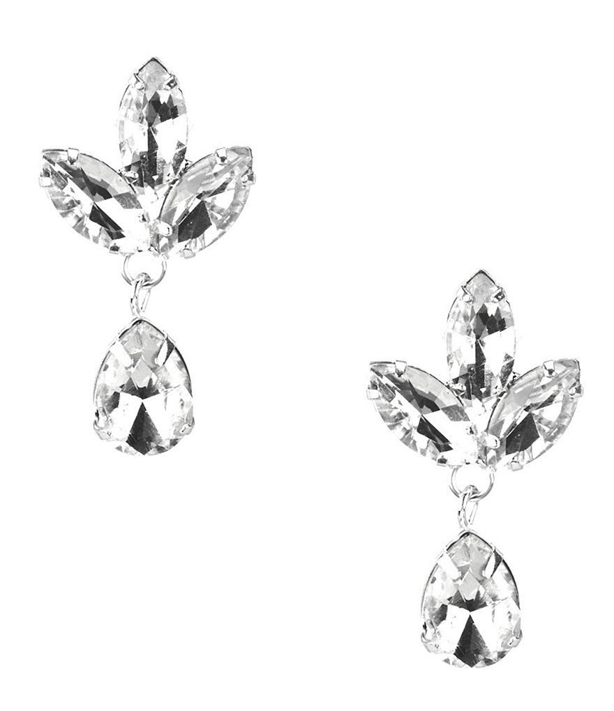 Cezanne Rhinestone Fleurette Stud Earrings