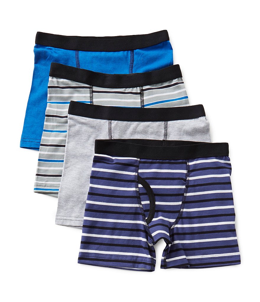 Class Club Big Boys 8-20 4-Pack Boxer Briefs