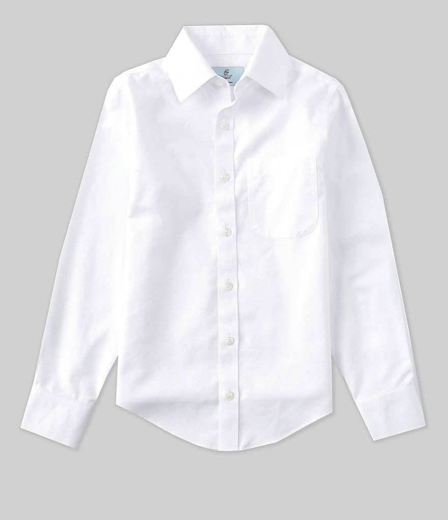 Class Club Gold Label Big Boys 8-20 Non-Iron Button-Front Shirt