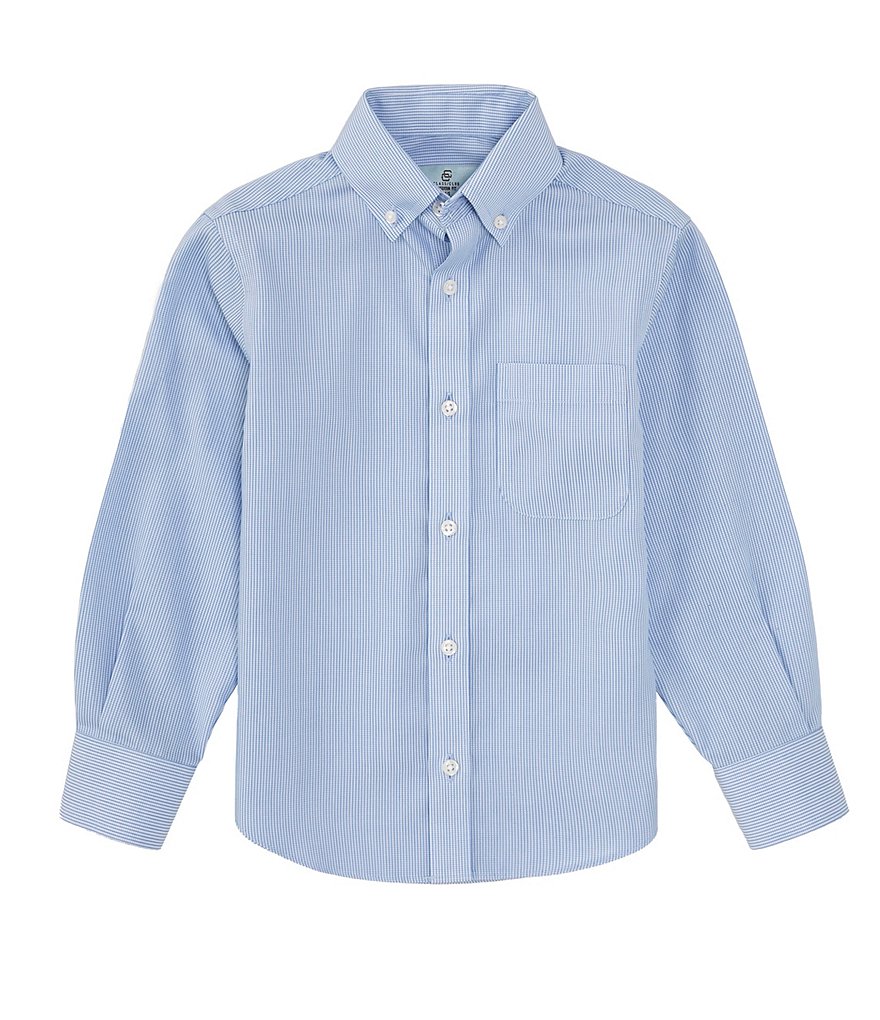 Class Club Gold Label Little Boys 2T-7 Non-Iron Button-Front Shirt