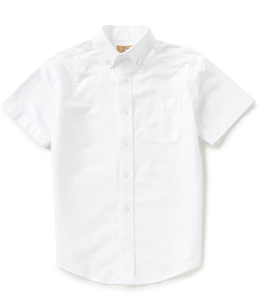 Class Club Gold Label Little Boys 2T-7 Short-Sleeve Oxford Shirt