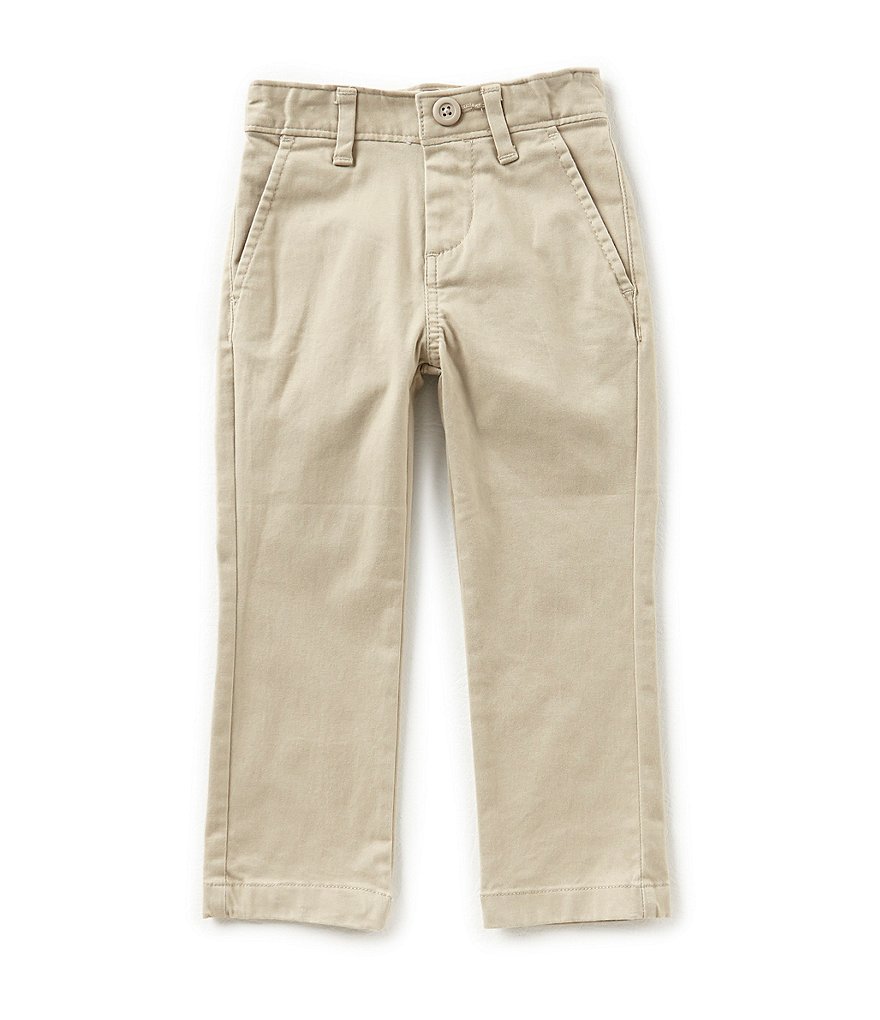 Class Club Little Boys 2T-7 Flat-Front Twill Chino Pants
