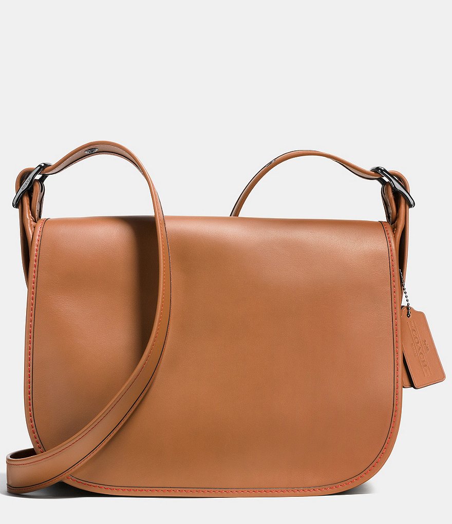 COACH SADDLE BAG IN GLOVETANNED LEATHER