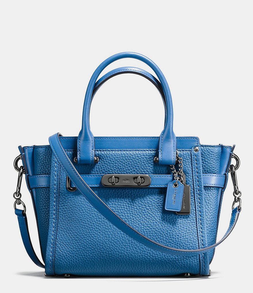 COACH SWAGGER 21 CARRYALL IN PEBBLE LEATHER