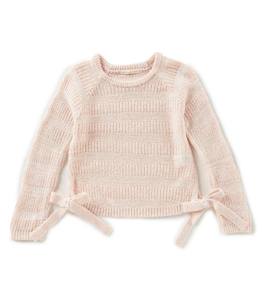 Copper Key Big Girls 7-16 Long-Sleeve Bow Sweater