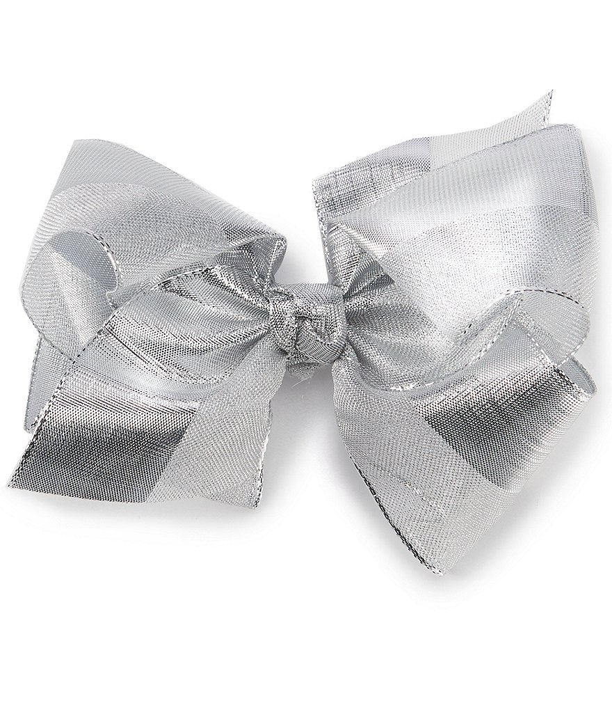 Copper Key Girls Metallic King Bow
