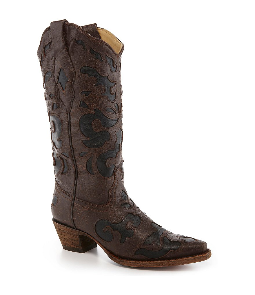 Corral Boots Goat Inlay Boots