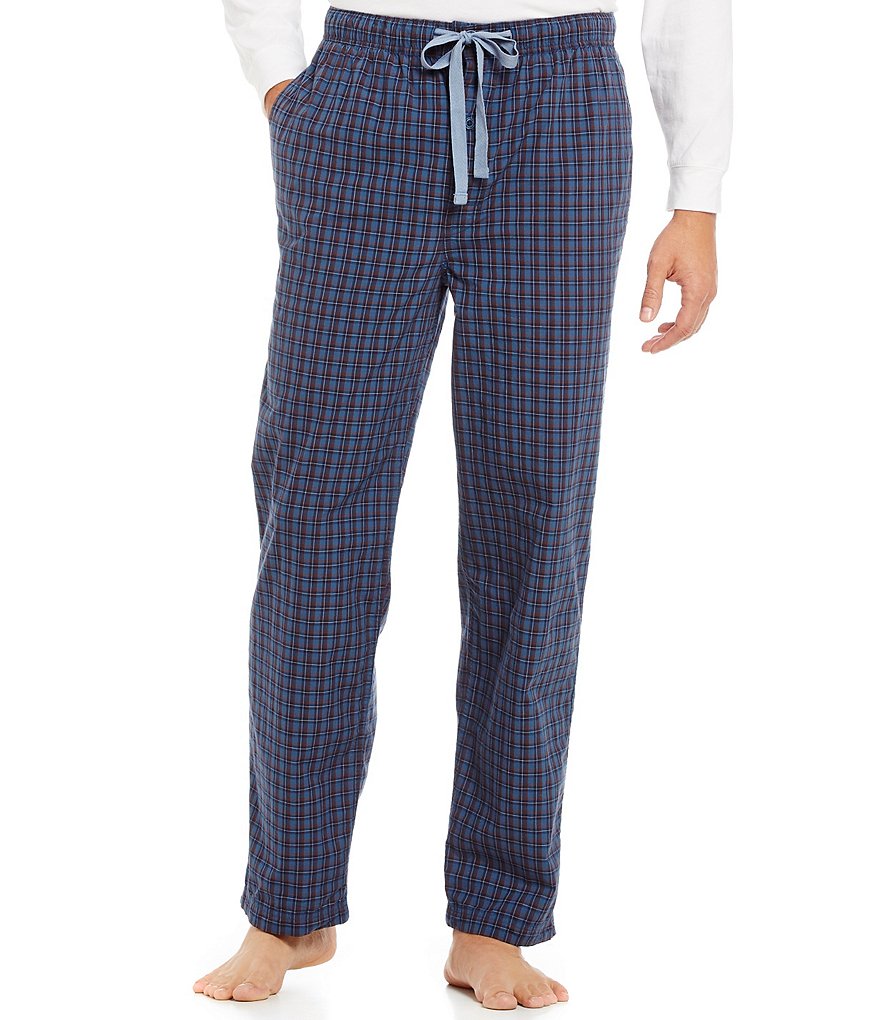 Cremieux Big & Tall Woven Plaid Printed Pajama Pants