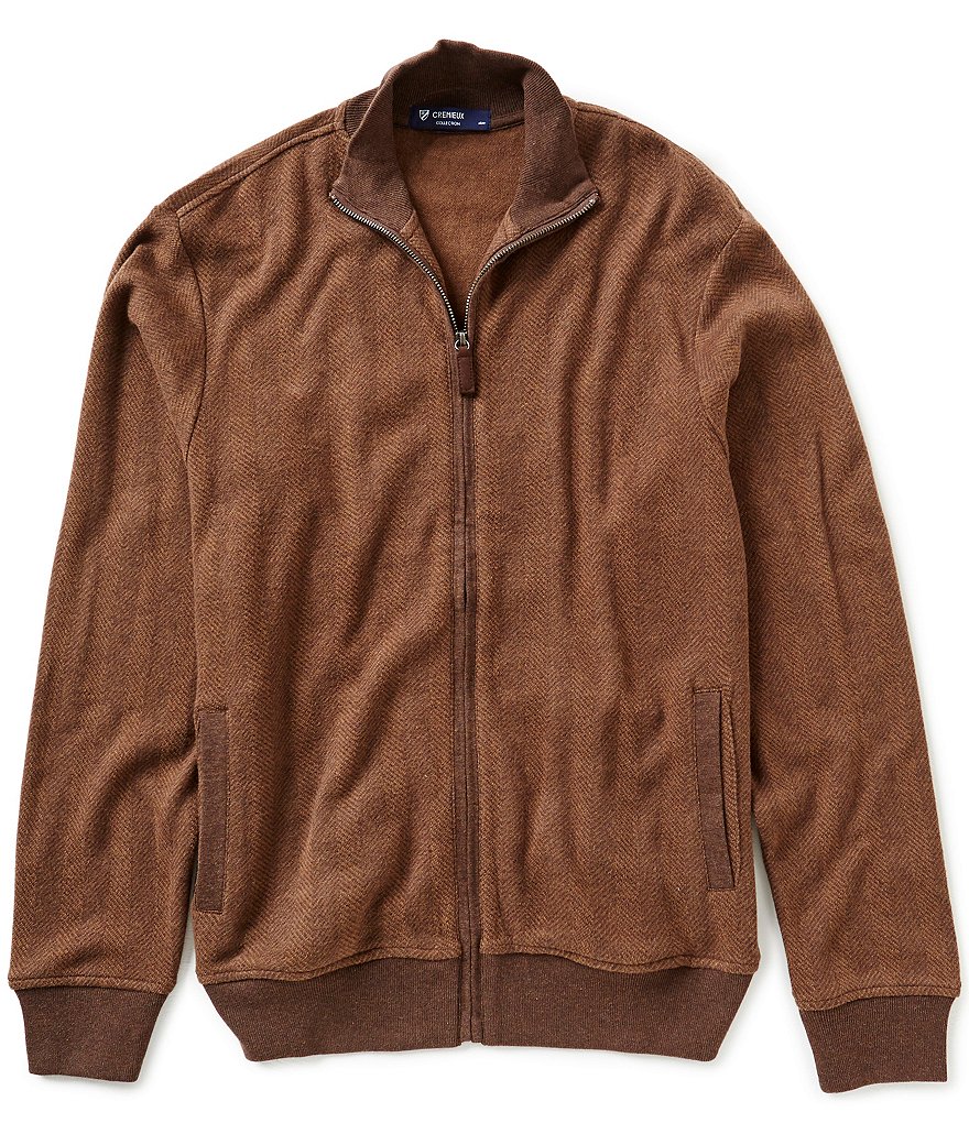 Cremieux Highland Peaks Collection Elbow-Patch Herringbone Jacket