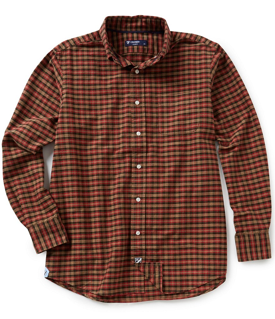 Cremieux Long-Sleeve Plaid Oxford Woven Shirt