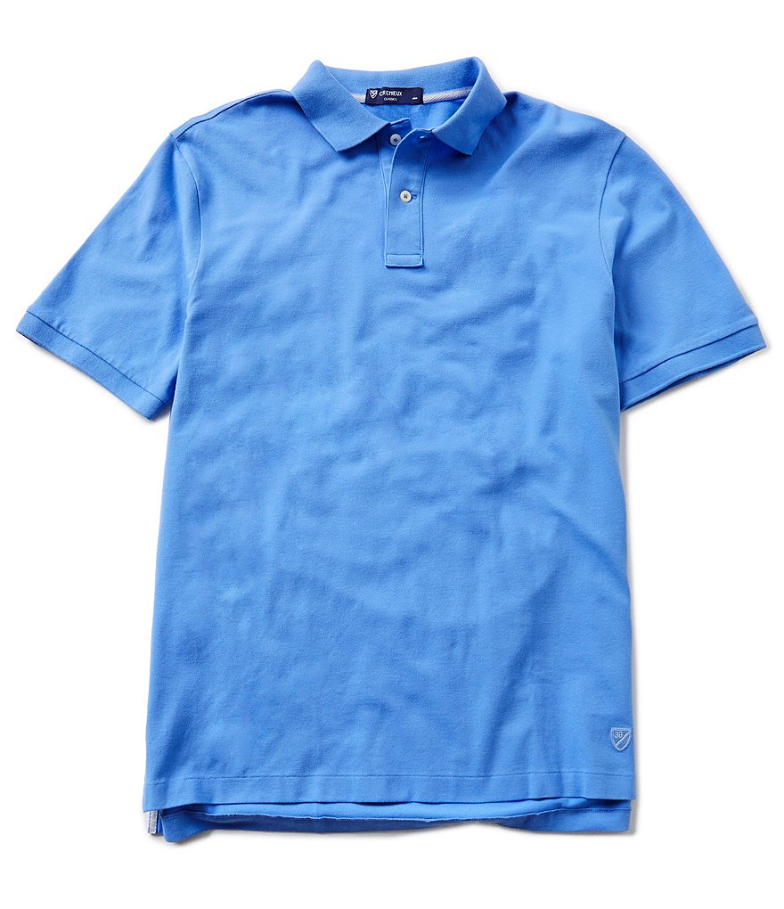 Cremieux Short-Sleeve Favorite Pique Polo Shirt