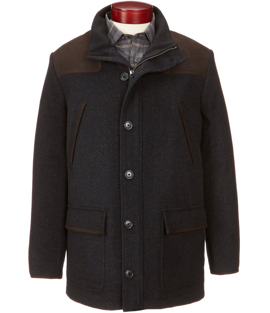 Cremieux Signature Wool & Faux-Suede Field Coat