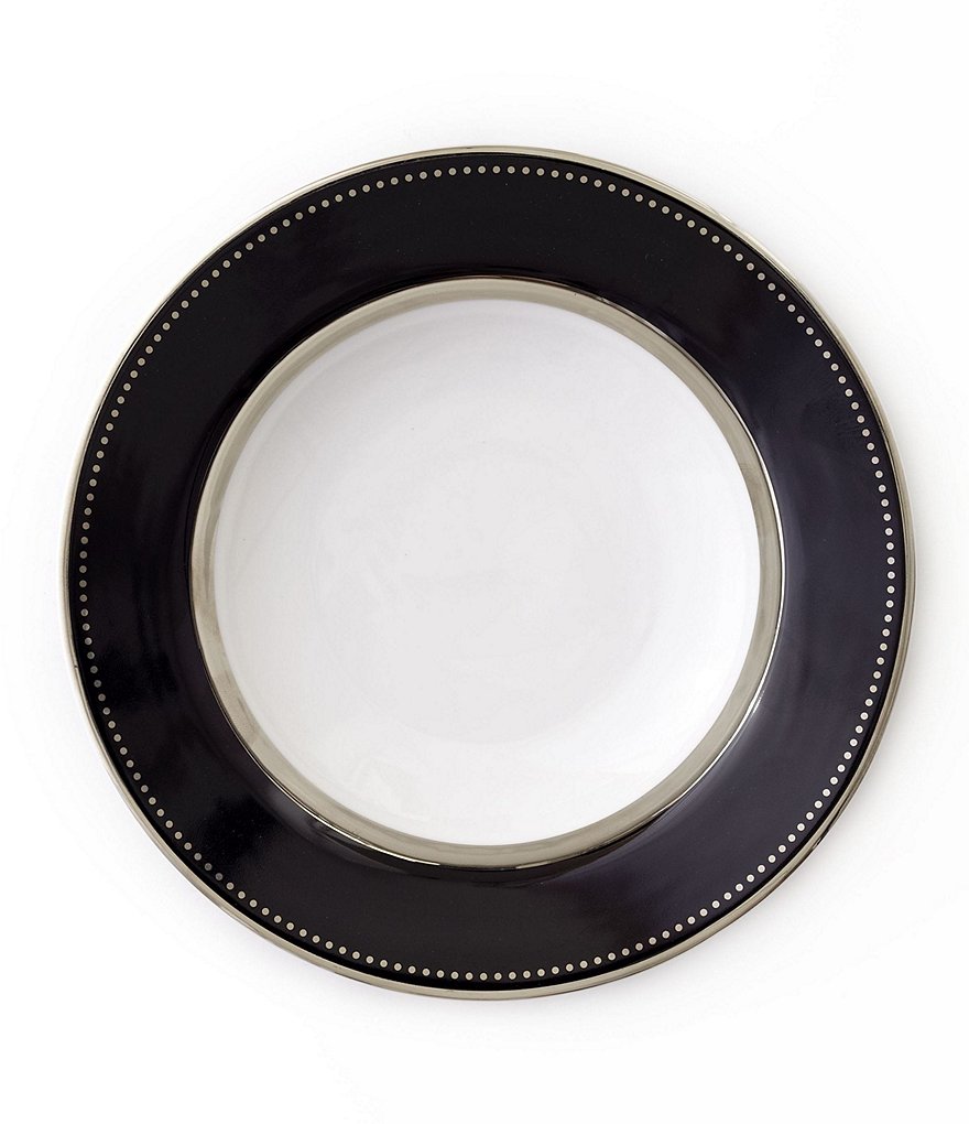 Darbie Angell Black Luxe Rim Soup Bowl