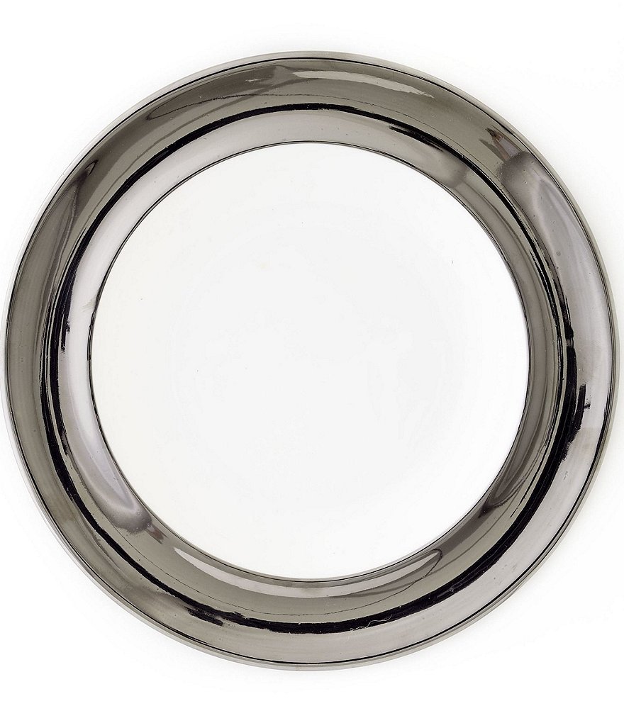 Darbie Angell Monaco Platinum Rim Soup Bowl