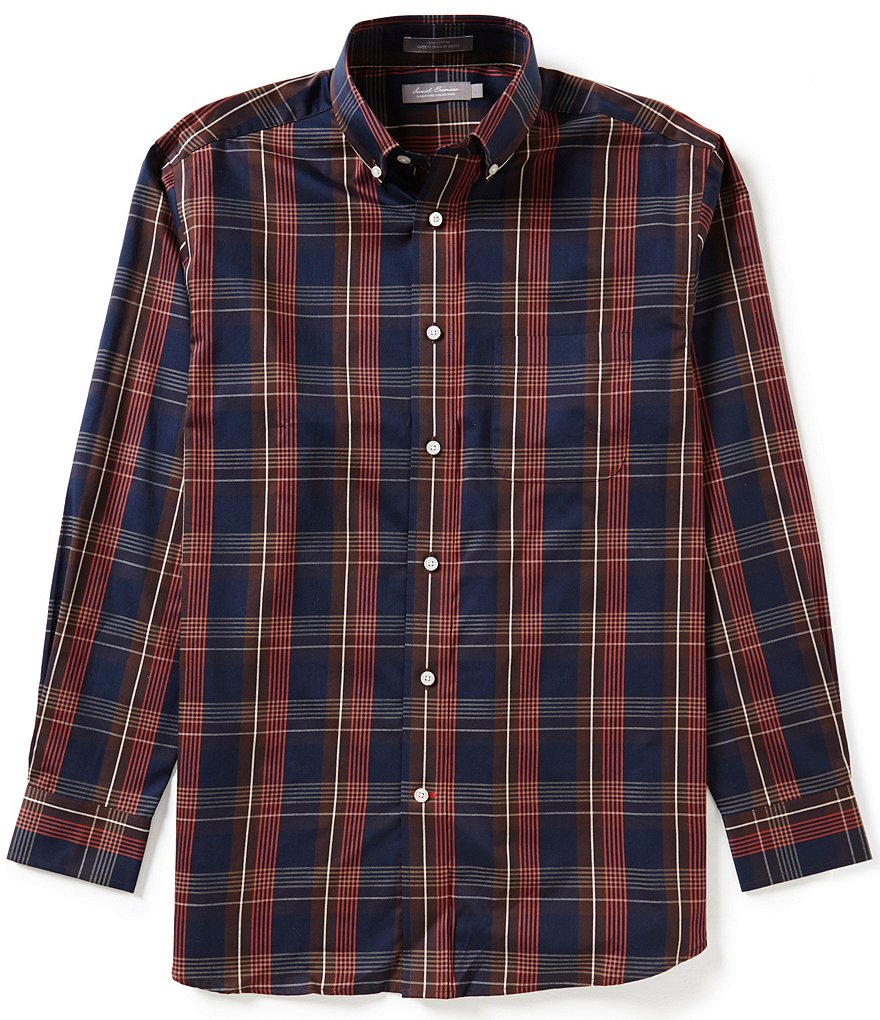 Daniel Cremieux Signature Long-Sleeve Window Pane Woven Shirt