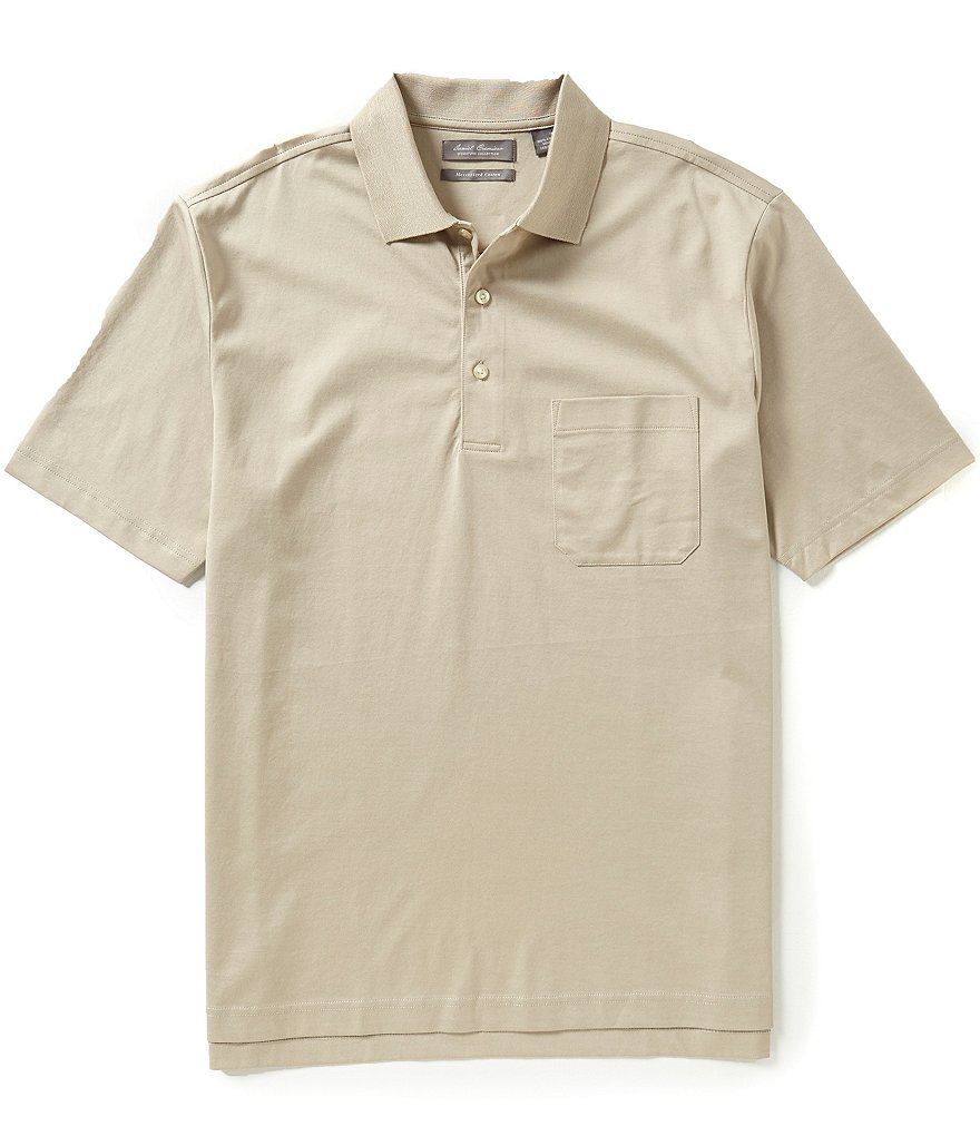 Daniel Cremieux Signature Short-Sleeve Pocket Polo Shirt