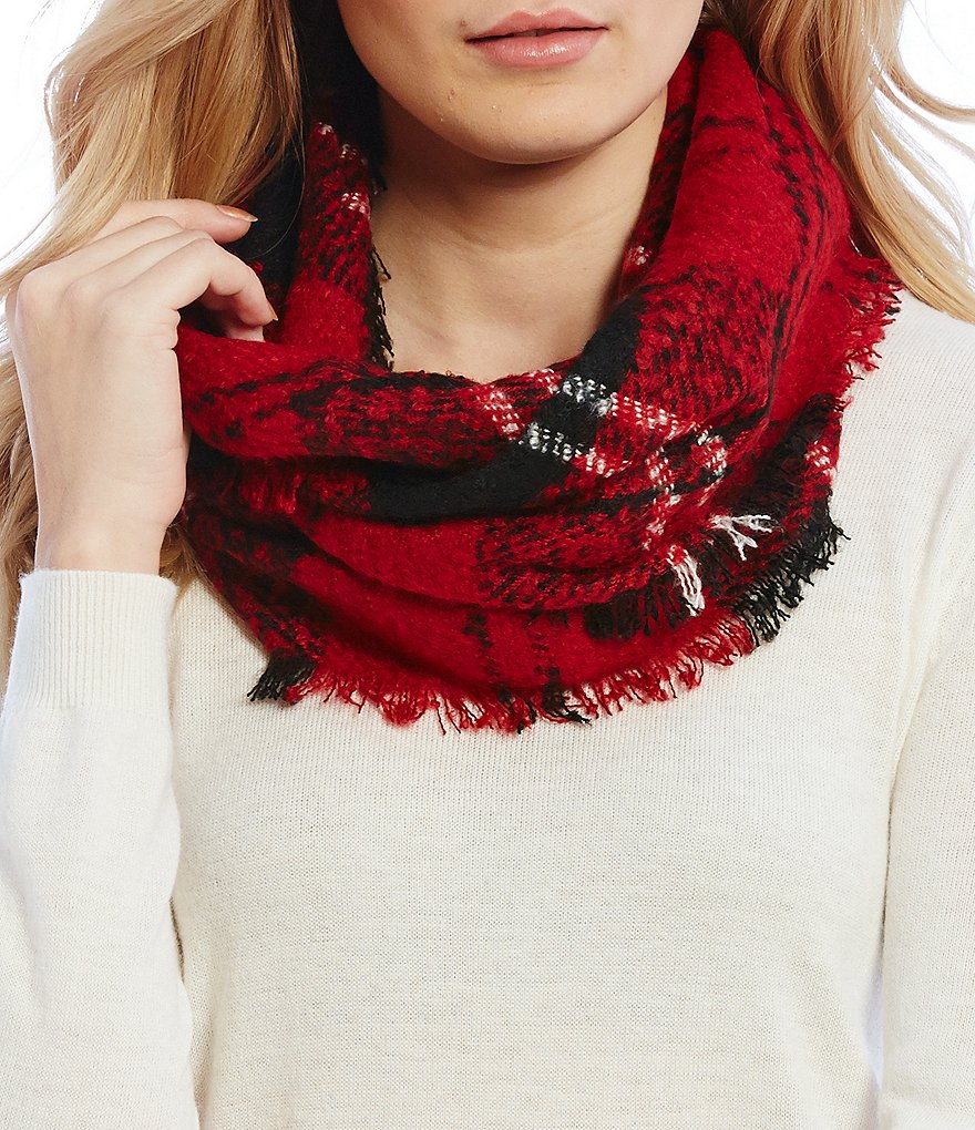 Dillard´s Plaid Textured Muffler