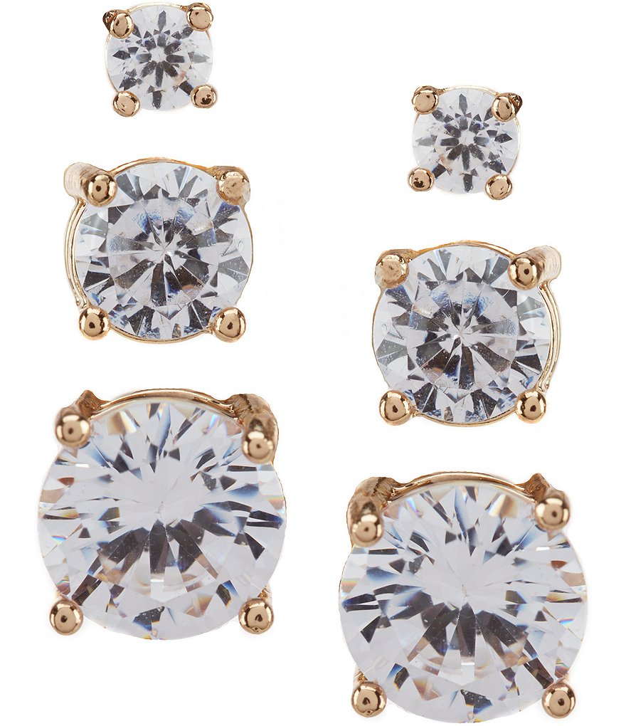 Dillard's Tailored Faux-Crystal Earring Set