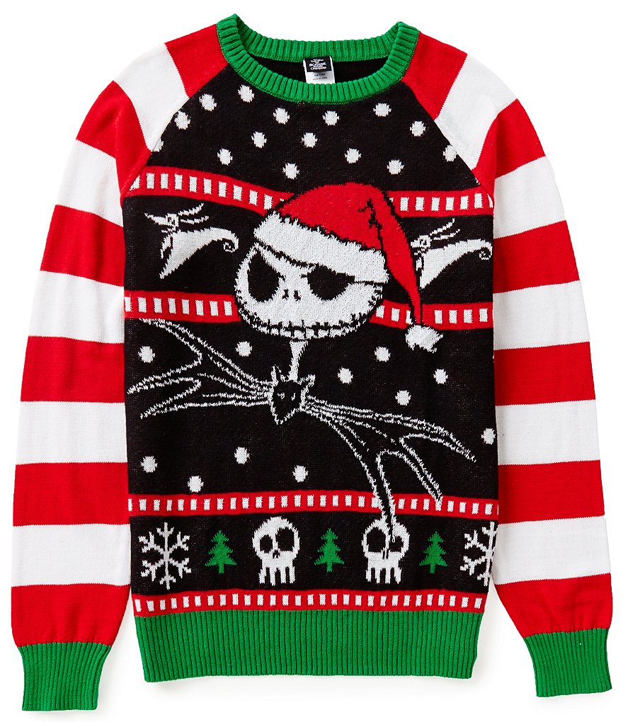 Disney´s The Nightmare Before Christmas Jolly Pumpkin King Jack Skellington Christmas Sweater