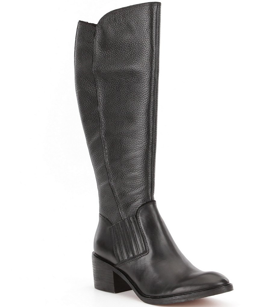Donald J Pliner Envy Metallic Leather Tall Boots