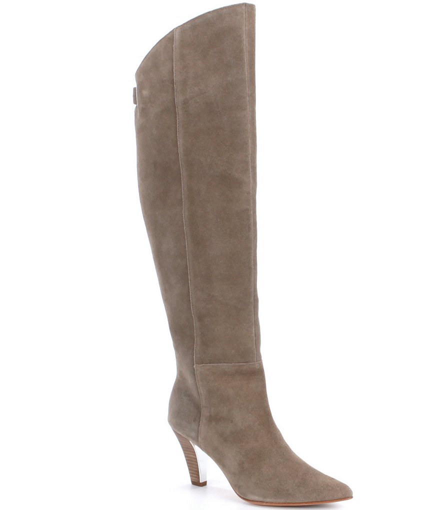 Donald J Pliner Tasmin Suede Over The Knee Stiletto Boots