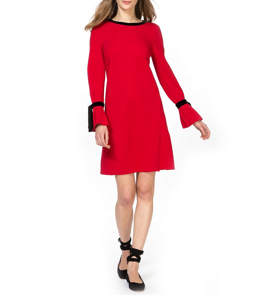 Donna Morgan Crepe Shift Dress