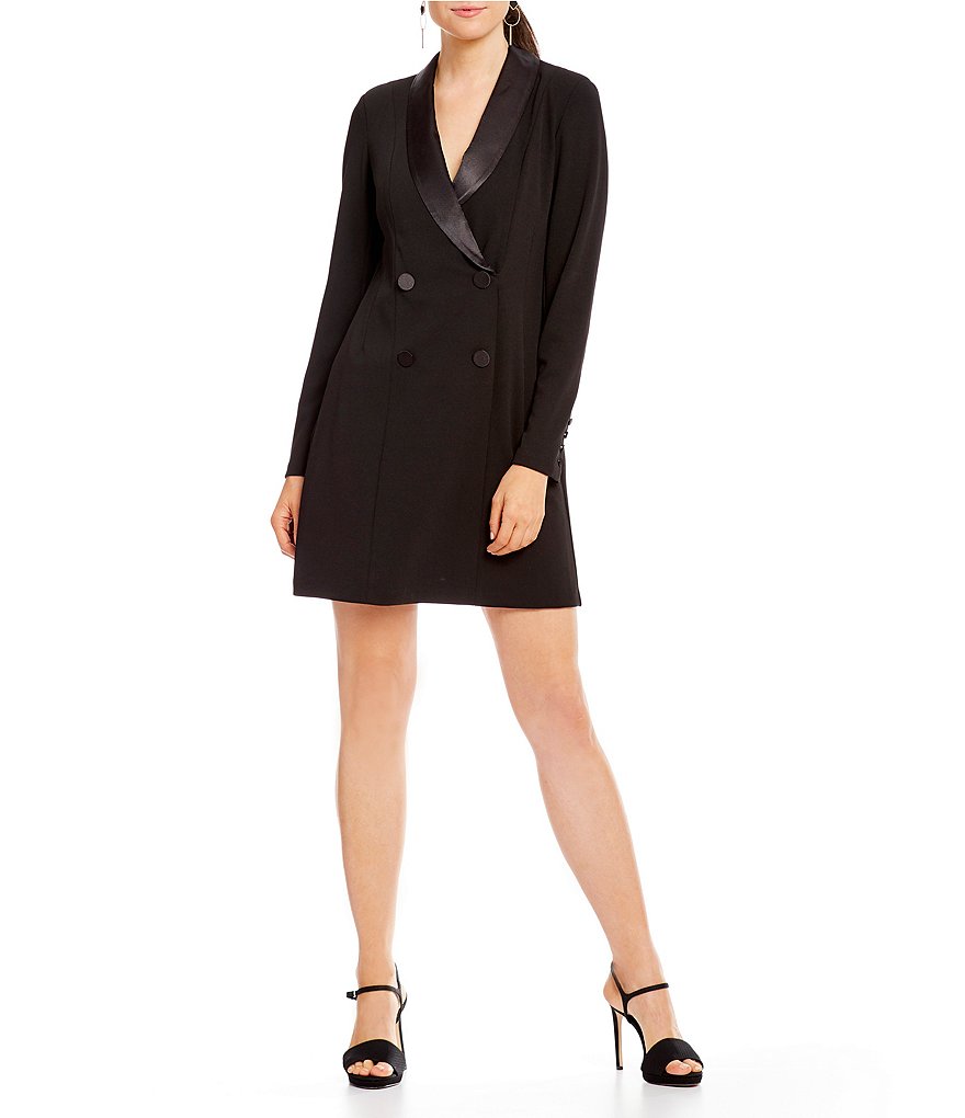 Donna Morgan Tuxedo Mini Dress