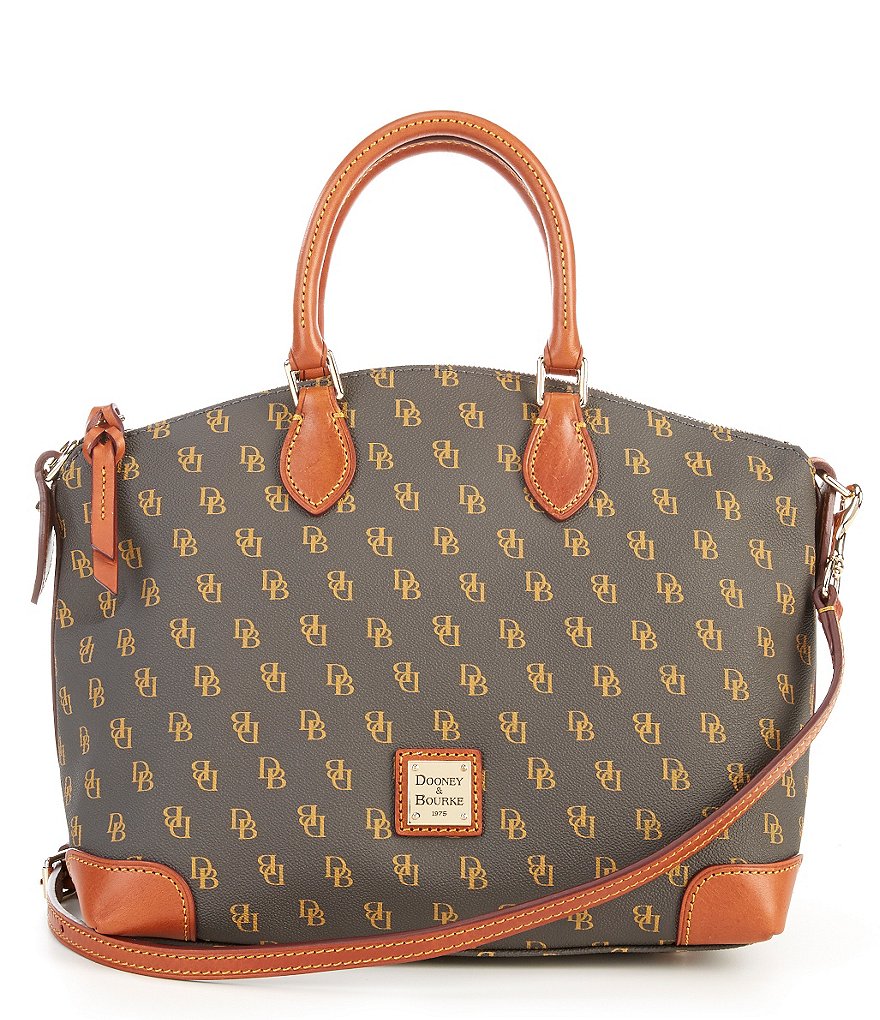 Dooney & Bourke Greta Signature Satchel