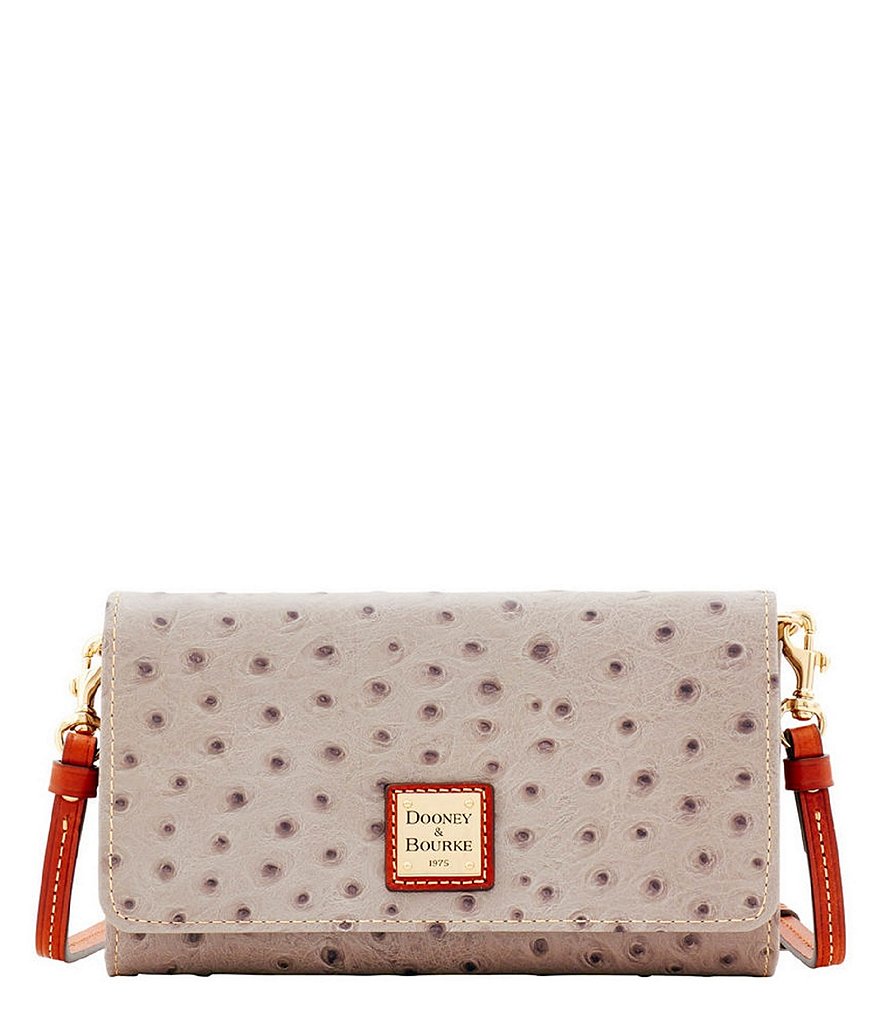 Dooney & Bourke Ostrich Collection Daphne Clutch