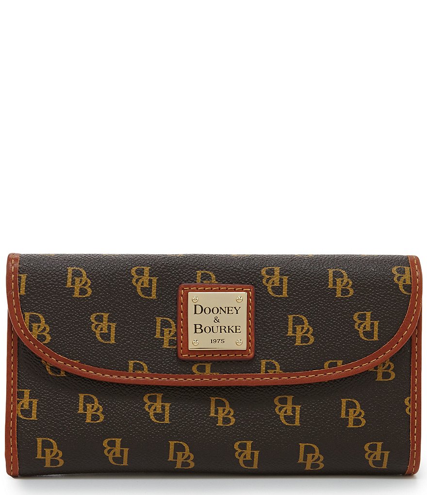 Dooney & Bourke Signature Greta Continental Clutch Wallet