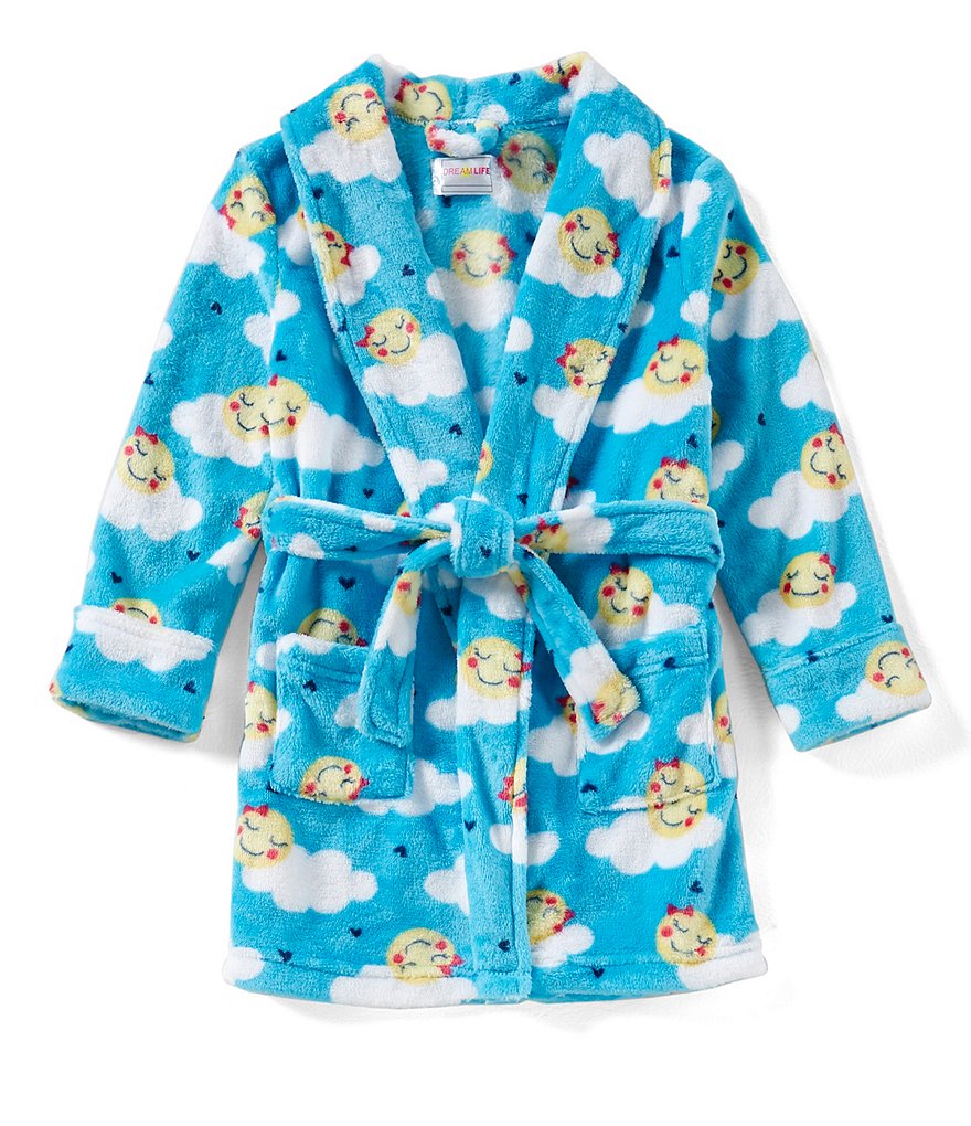 Dream Life by Us Angels Little/Big Girls 4-14 Cloud-Print Robe