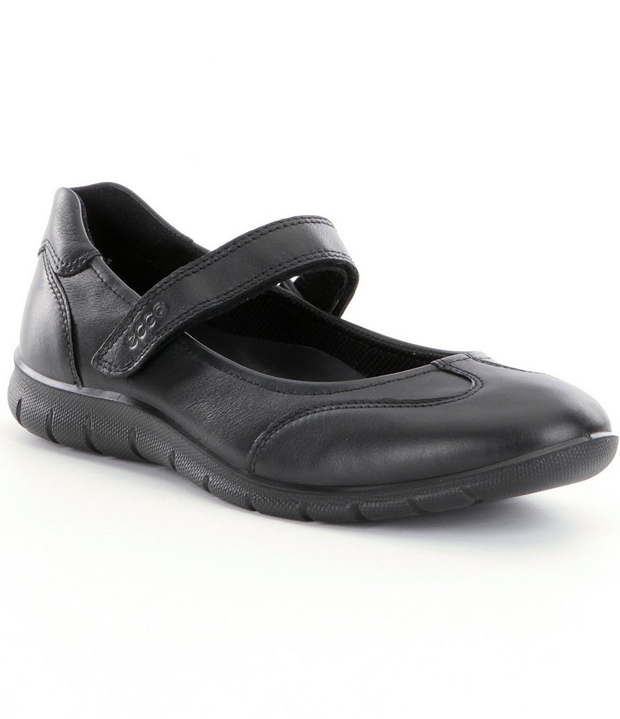 ECCO Babett II Stitched Leather Mary Janes
