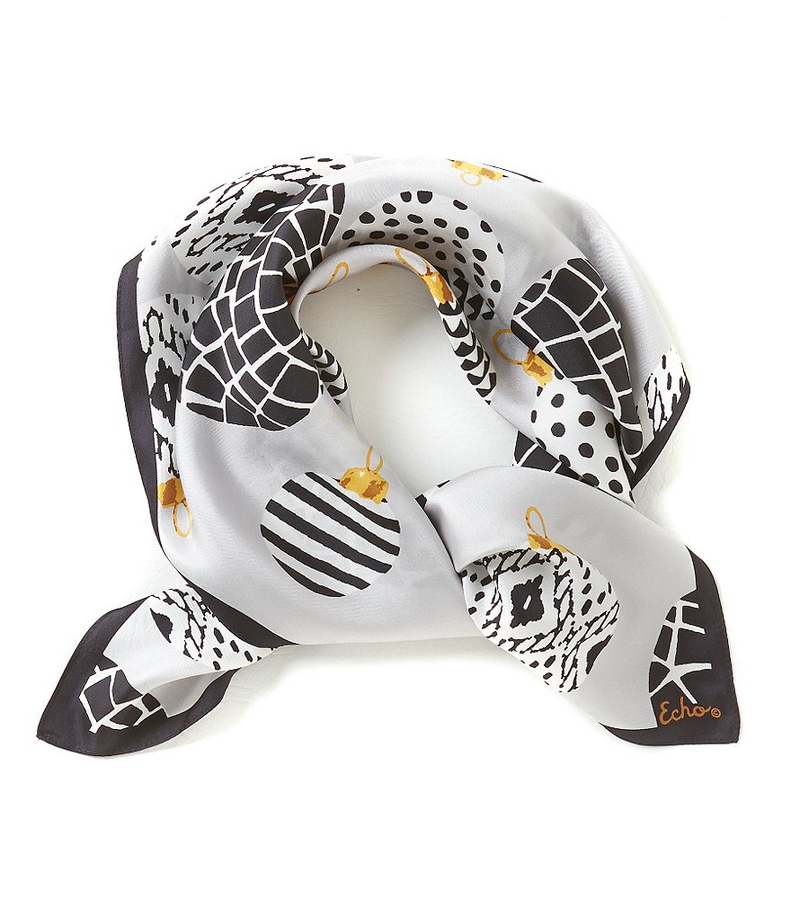 Echo Merry Go Round Silk Square Scarf